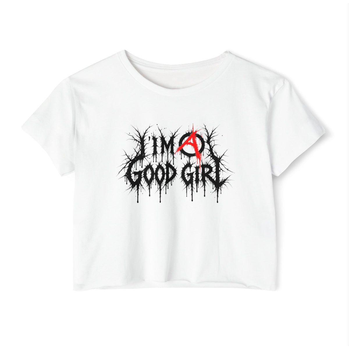I'm a Good Girl Women's Crop Top
