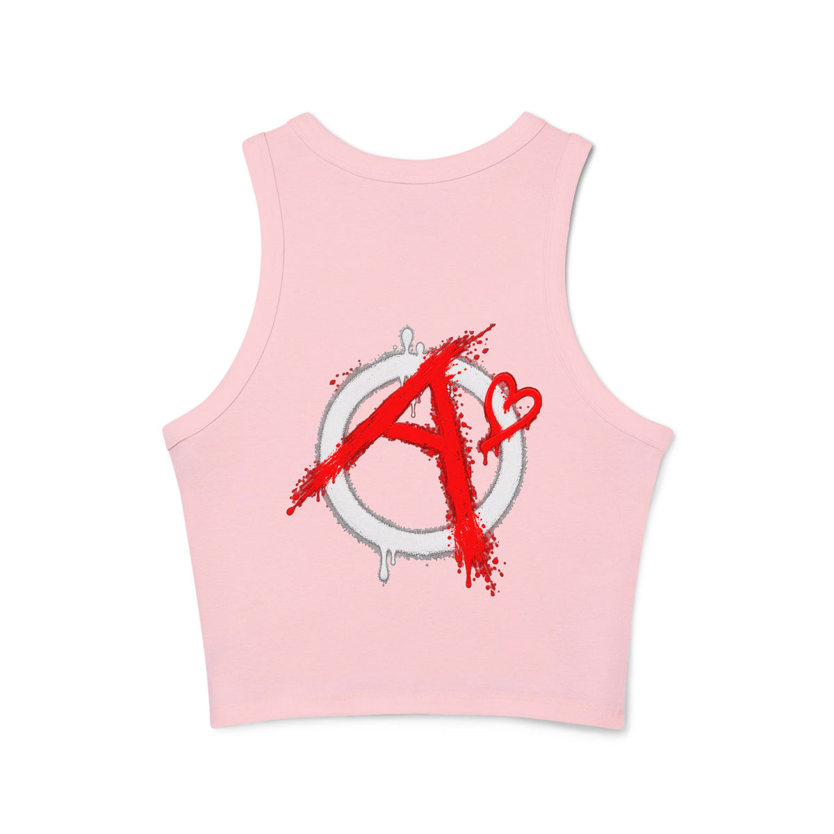 Arb's Garage Logo Women's Cropped Micro Rib Tank