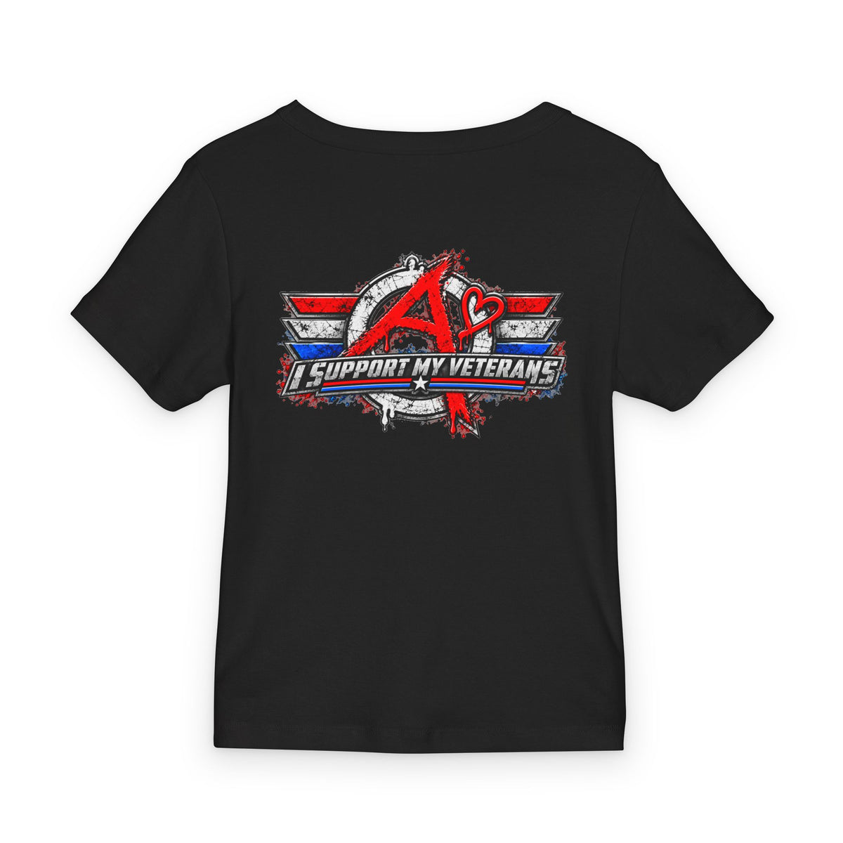 Support My Veterans Baby Tee