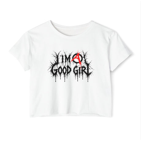 I'm a Good Girl Women's Crop Top