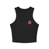 Arb's Garage Logo Women's Cropped Micro Rib Tank