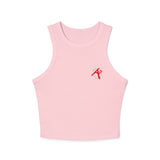 Arb's Garage Logo Women's Cropped Micro Rib Tank